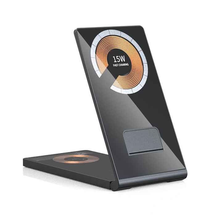 Lisslune | Clear Beam Foldable Magnetic Wireless Charger Stand