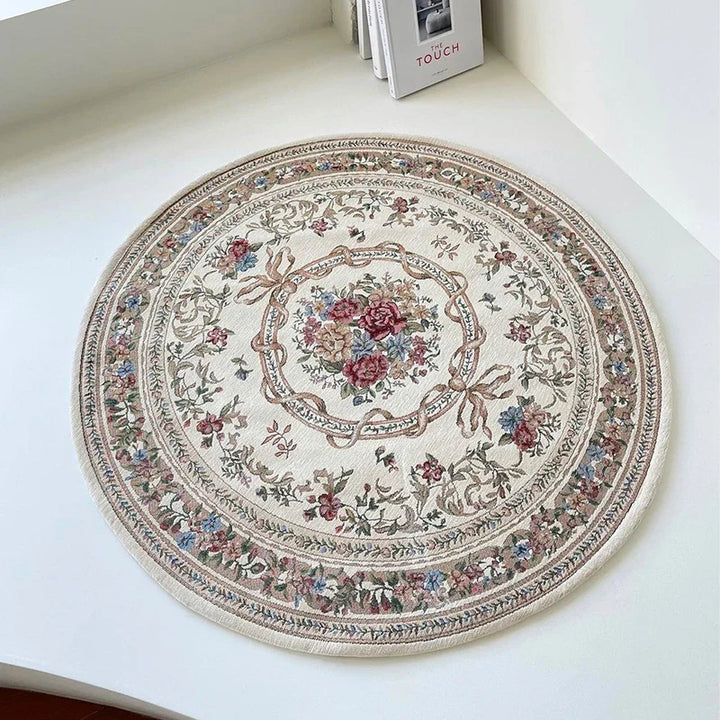 Rynx | Round Art Rugs Non-Slip Rug for the Living Room Comfortable Bedroom Rug Easy to Care Large Rugs Odorless Rug IG Alfombra