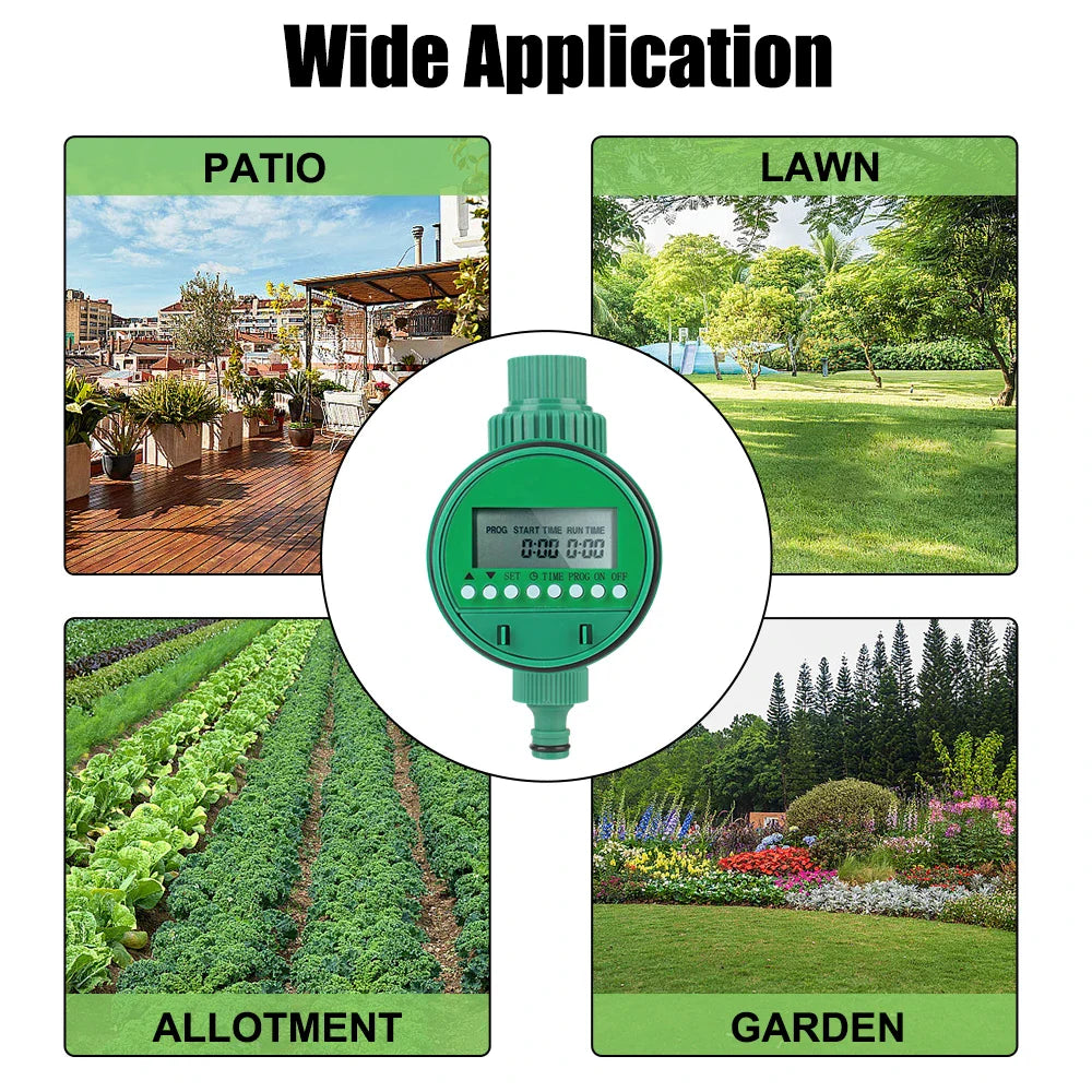 Lisslune | Automatic Irrigation Control – Smart Garden Water Timer for Home