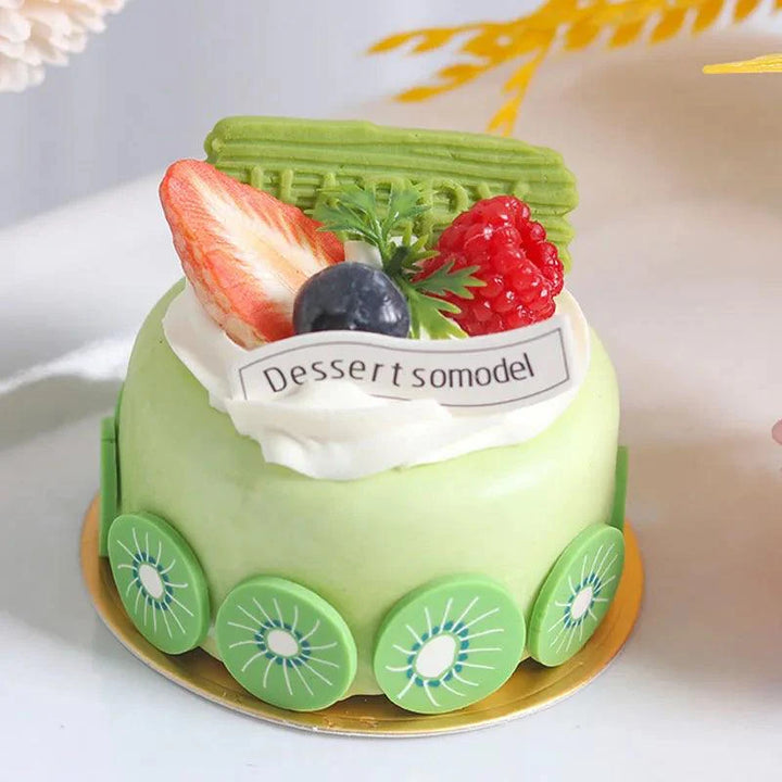Lisslune | Realistic Synthetic Fruit Cake Model for Home Decor and Photography - 1 pc. FCYY-MIX2