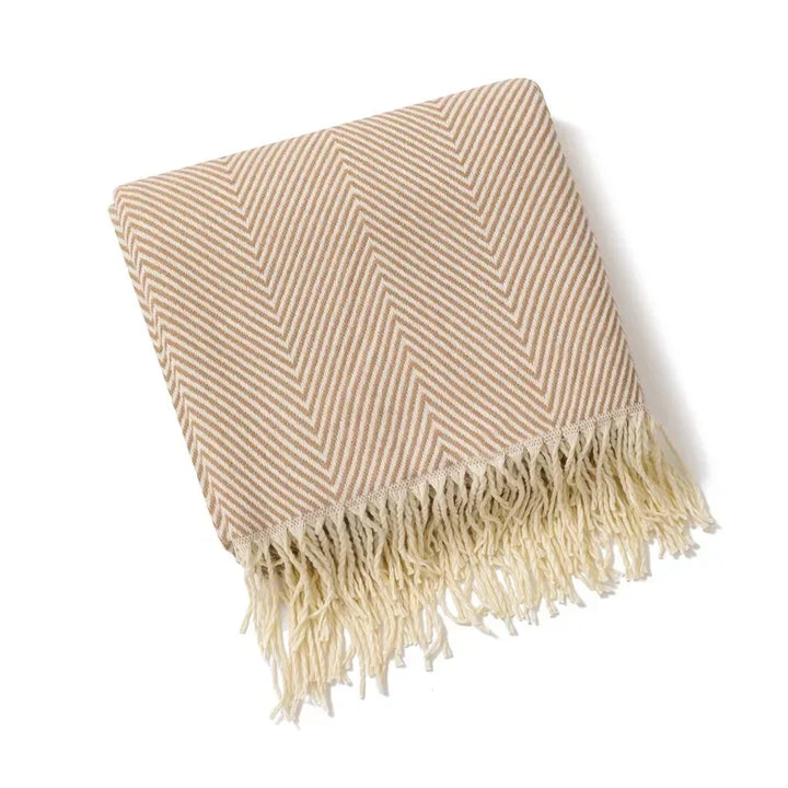Lisslune | Nordic Stripe Throw Sofa Blanket