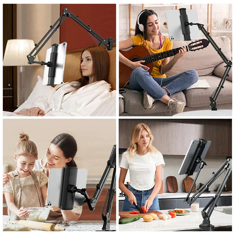 Lisslune | Bettina – Adjustable Tablet Holder Stand for Bed, Desk & Couch | Ergonomic & Universal Fit