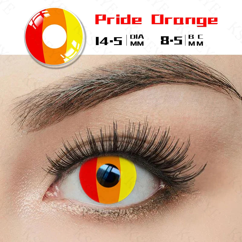 Rynx | Colorful Contact Lenses for Eyes Anime Cosplay Fashion Women Christmas New Year Gift Party Beauty Pupil New Fast Delivery
