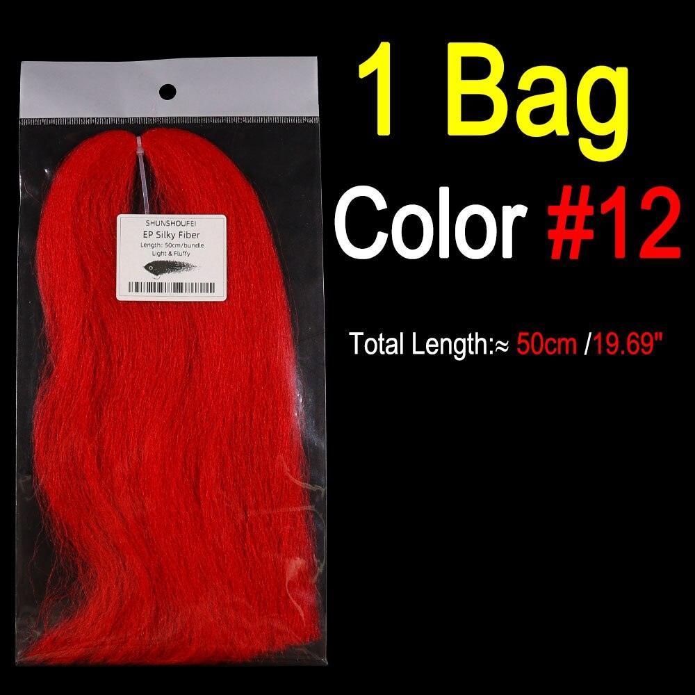 Lisslune | Vivid Synthetic Hair Fly Tying Material - High-Quality Fiber for Authentic Fly Designs