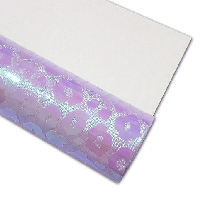 Lisslune | Leopard Spot Synthetic Leather Crafting Roll - Creative DIY Essence (50x120cm)