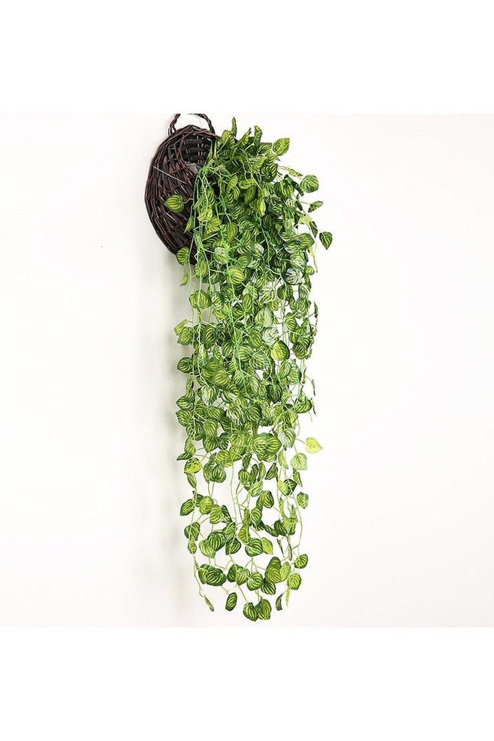 Lisslune | Rattan leaf wine ornament