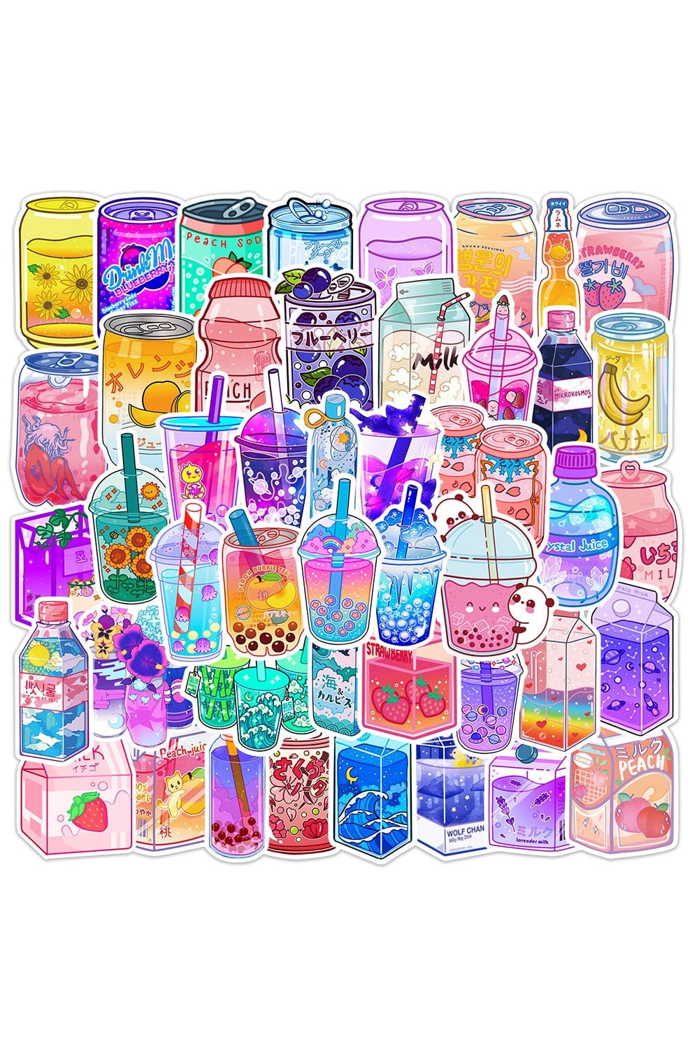 Lisslune | Drink Themed Stickers