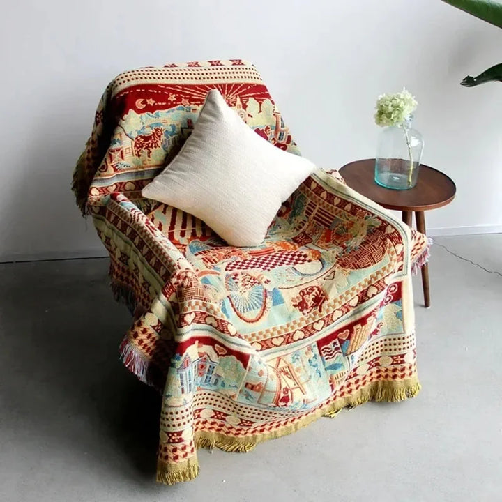 Lisslune | Farmhouse Wall Tapestry Blanket