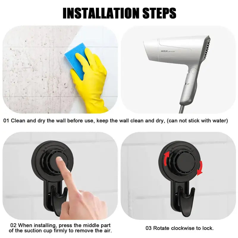 Lisslune | Max Hold Vacuum Suction Cup Hook