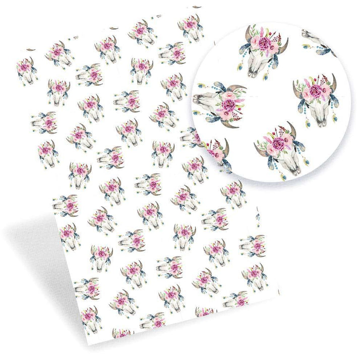 Lisslune | Artistic Synthetic Leather Craft Sheets with Playful Pet Patterns - DIY Creative Kit