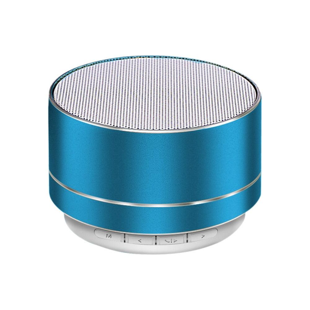 Lisslune | Compact Steel Gun Mini Bluetooth Speaker - Powerful Portable Subwoofer with Wireless Audio Transmission and Hands-Free Function