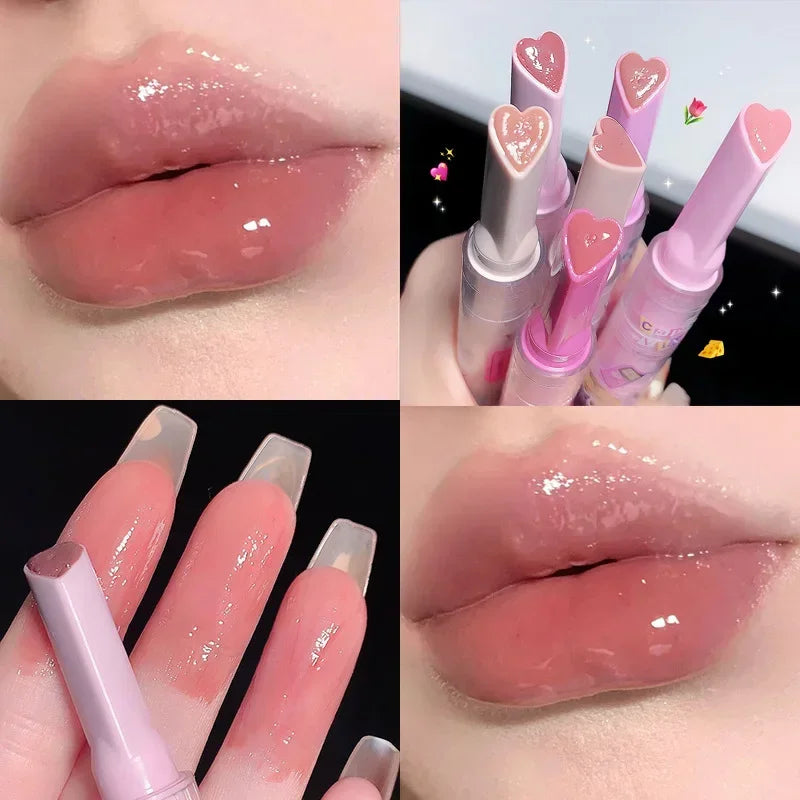 Rynx | Water Light Lip Glass Tint Clear Mirror Lipstick Waterproof Moisturizing Lipstick CAPPUVNI Shine Glitter Lipstick Women Makeup
