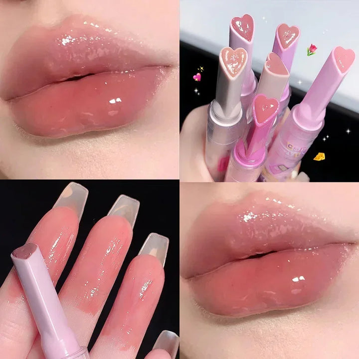 Rynx | Water Light Lip Glass Tint Clear Mirror Lipstick Waterproof Moisturizing Lipstick CAPPUVNI Shine Glitter Lipstick Women Makeup