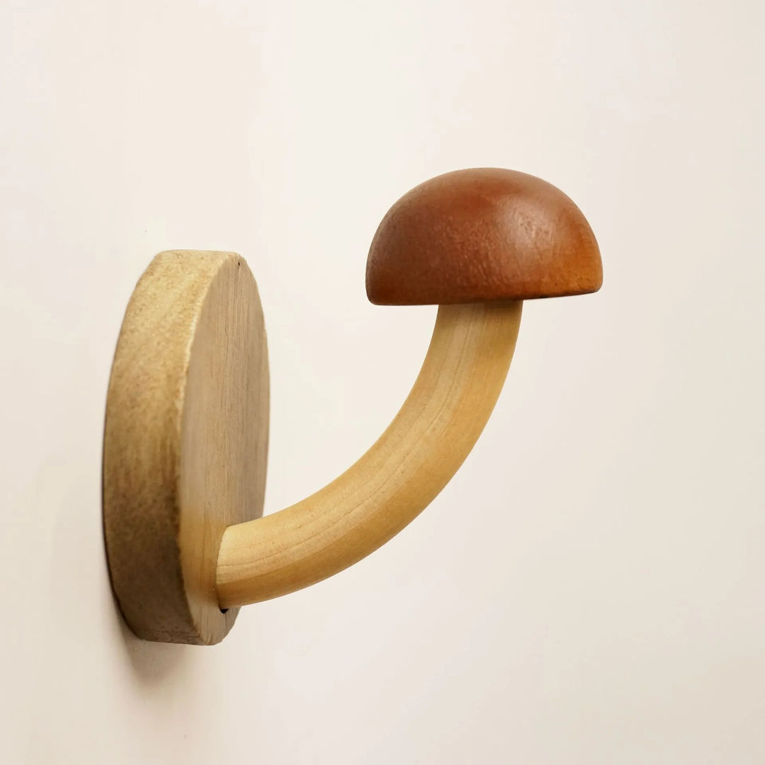 Lisslune | Mystic Mushroom Wooden Wall Clothes Hanger
