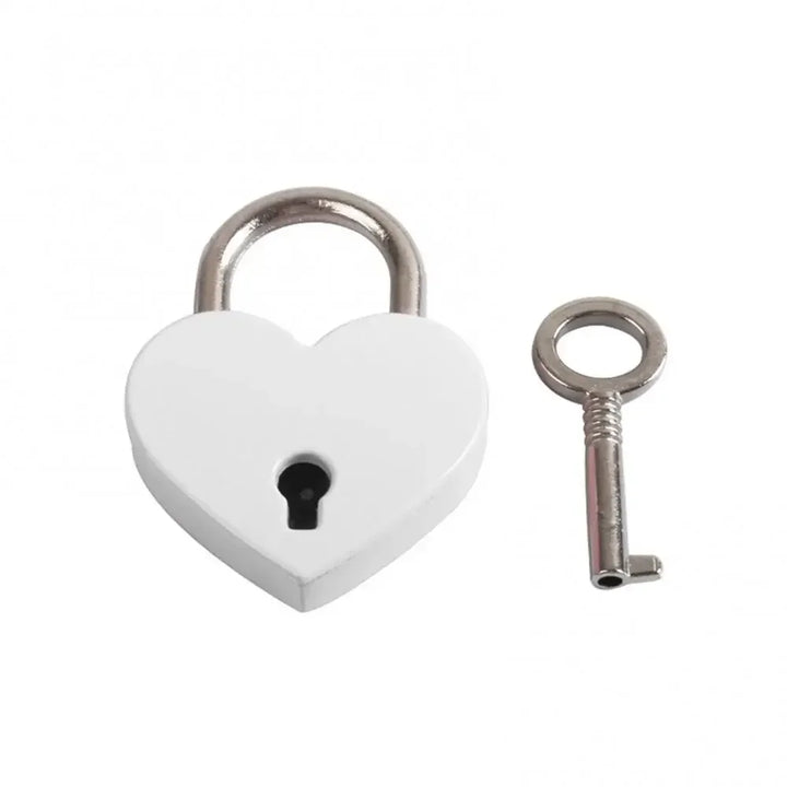 Rynx | Heart Shape Mini Padlock Multicolor Bag Travel Suitcase Luggage Key Lock Security Padlocks Metal Suitcase Luggage Box Lock Gift