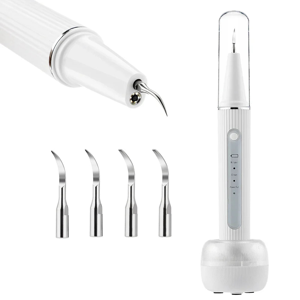 Lisslune | ClearView Ultrasonic Tooth Cleaner – With Screen and Effective Tartar Removal
