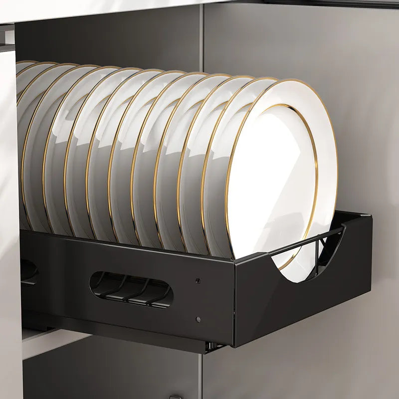 Lisslune | Under the Cabinet Smart Dish Organizer Rack