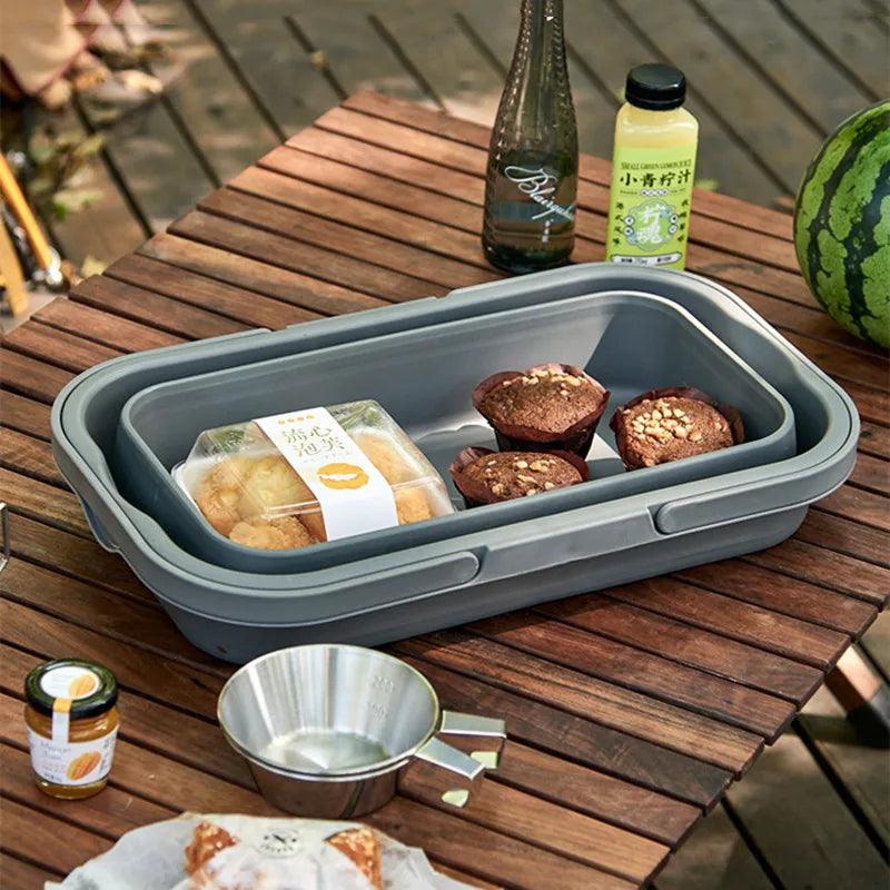 Lisslune | Ultimate All-in-One Picnic Basket for Outdoor Adventures - Compact and Versatile Storage Solution