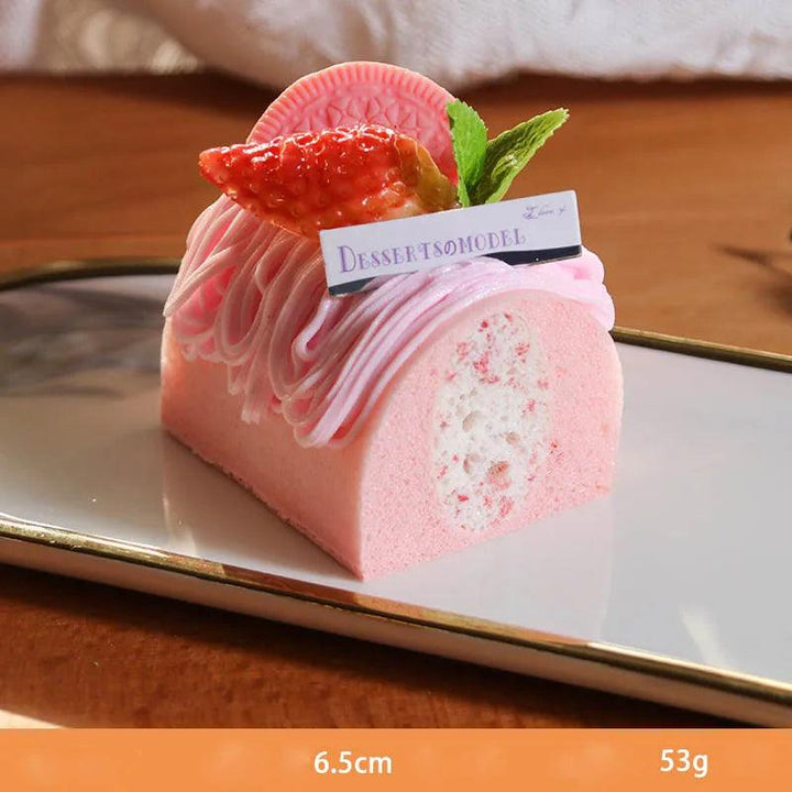 Lisslune | Realistic Synthetic Fruit Cake Model for Home Decor and Photography - 1 pc. FCYY-MIX2