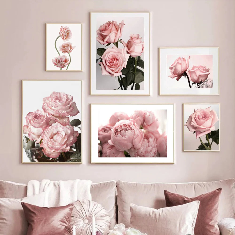 Lisslune | Rose Canvas Poster