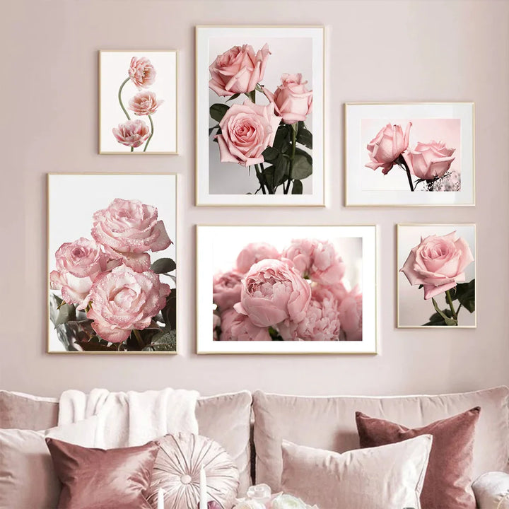 Lisslune | Rose Canvas Poster