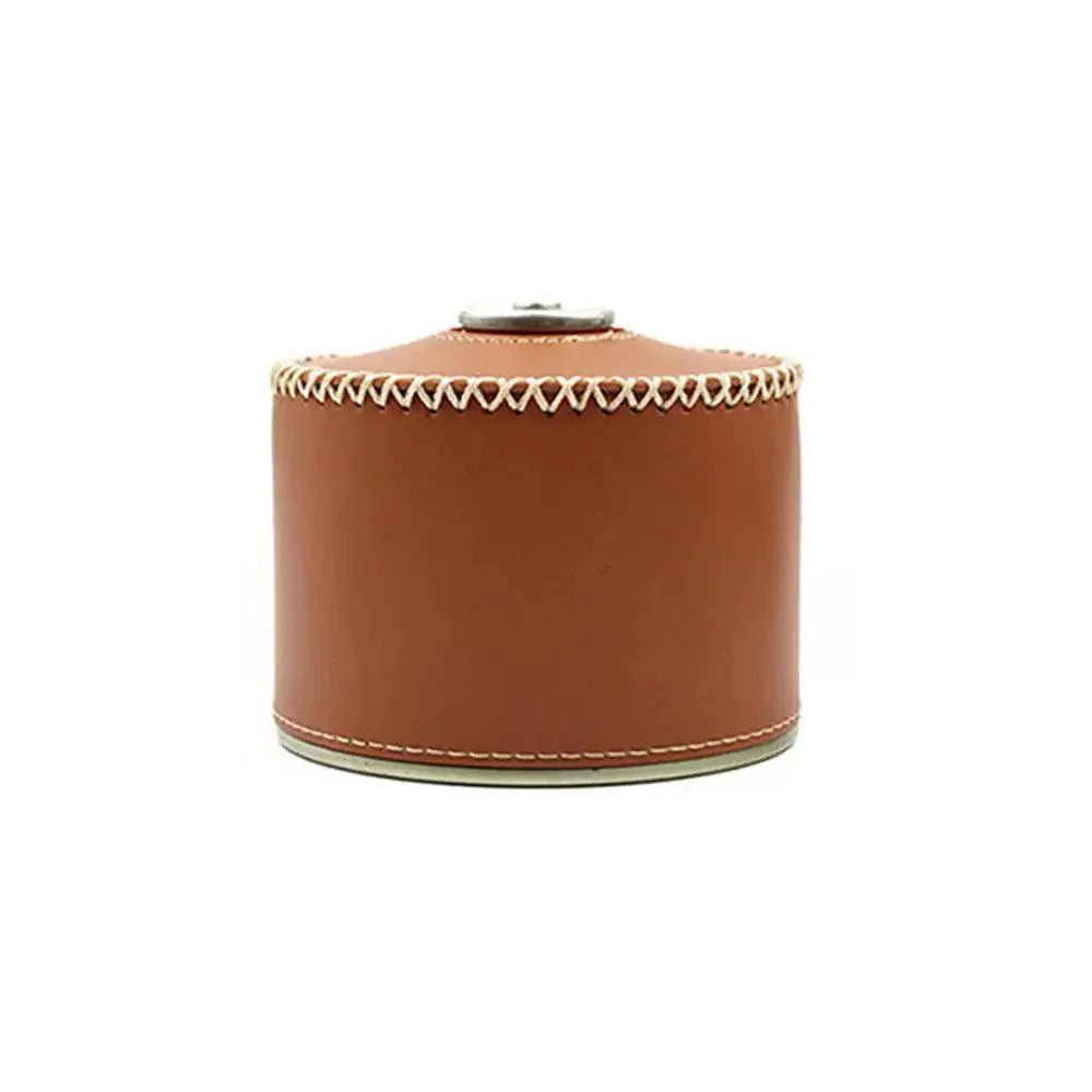 Lisslune | Retro Chic Leather Gas Can Cover - Stylish Air Bottle Protection