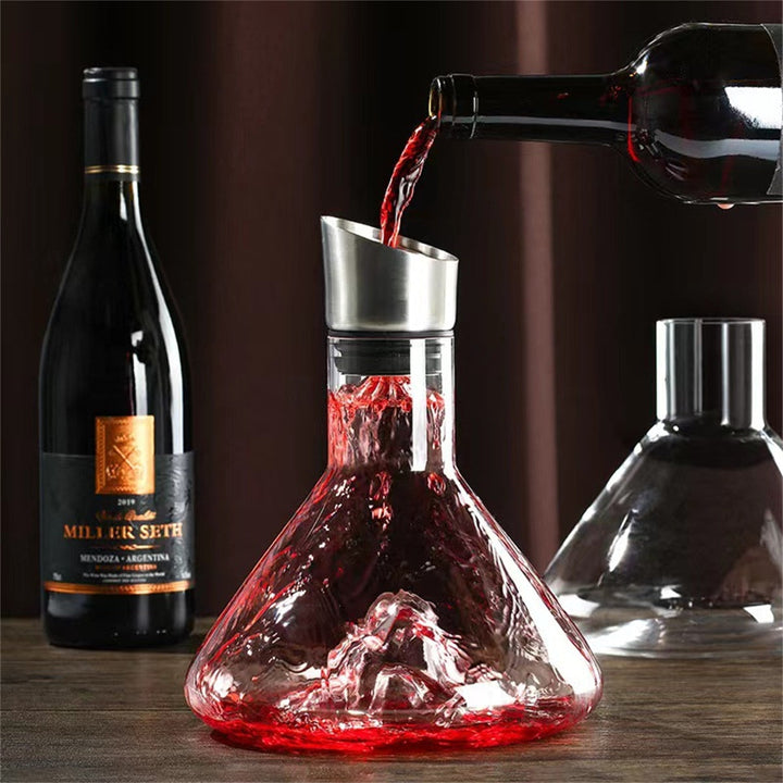 Lisslune | Dreamy Mountain Premium Crystal Wine Decanter