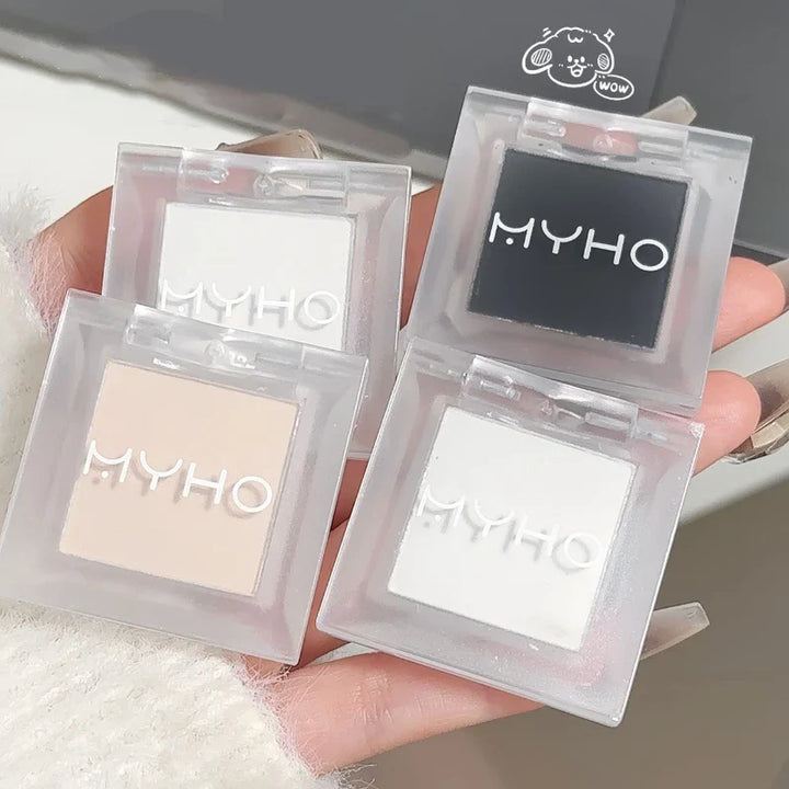 Rynx | Matte High Gloss Powder Monochrome Eyeshadow Palette Highlighter Waterproof White Jade Brightening Lying Silk Korean Makeup