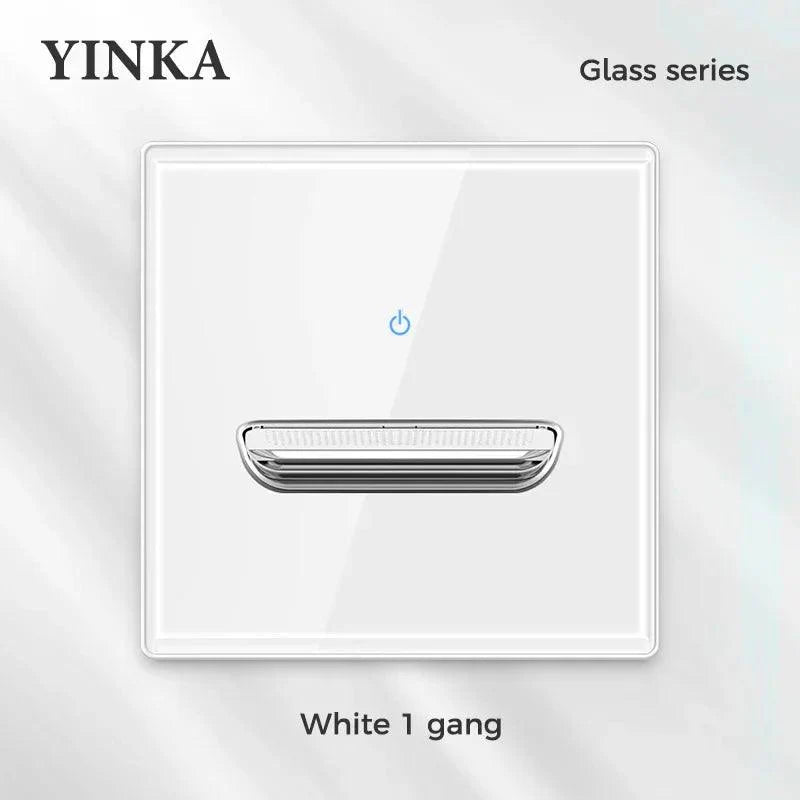 Lisslune | Elegant LED Crystal Glass Light Switch Panel - Versatile Multi-Control System