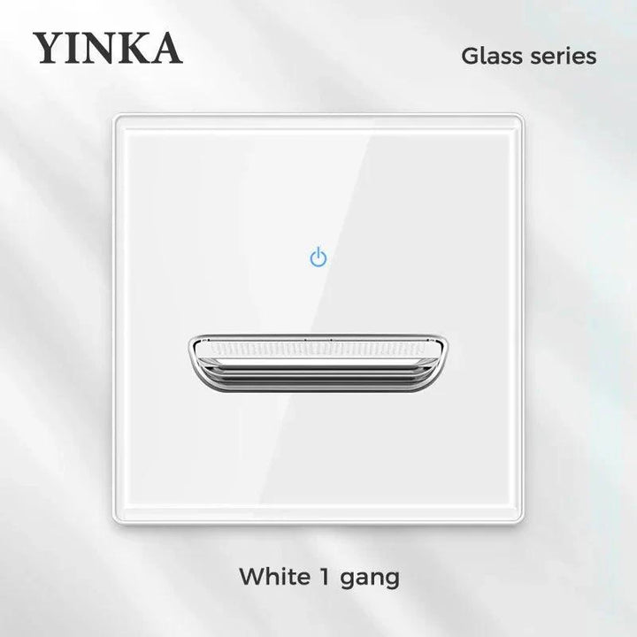 Lisslune | Elegant LED Crystal Glass Light Switch Panel - Versatile Multi-Control System