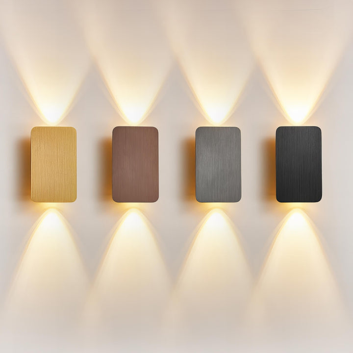Lisslune | Koda - Rectangular Up/Down Wall Light Warm White