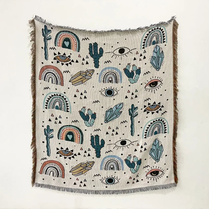 Lisslune | Bee & Eyes Garden Blanket