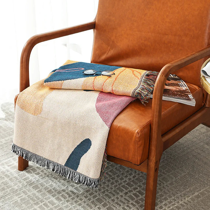 Rynx | Textile City Ins Alice Plant Pattern Sofa Blanket Outdoor Camping Leisure Blanket Home Decor Throw Blanket 130x160cm