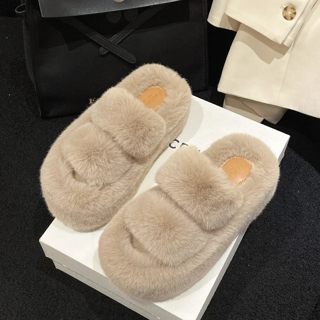 Lisslune | FuzzyElegance - Soft Slippers for Women