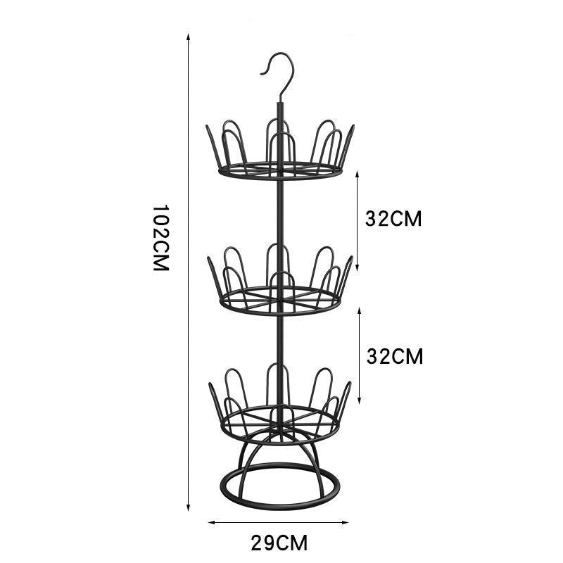 Lisslune | Circular Space Saving Shoe Rack Organizer
