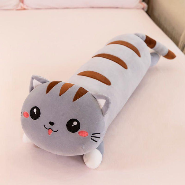 Lisslune | Shadowy Cartoon Cat Plush Body Pillow Series - Multiple Sizes for Cozy Comfort