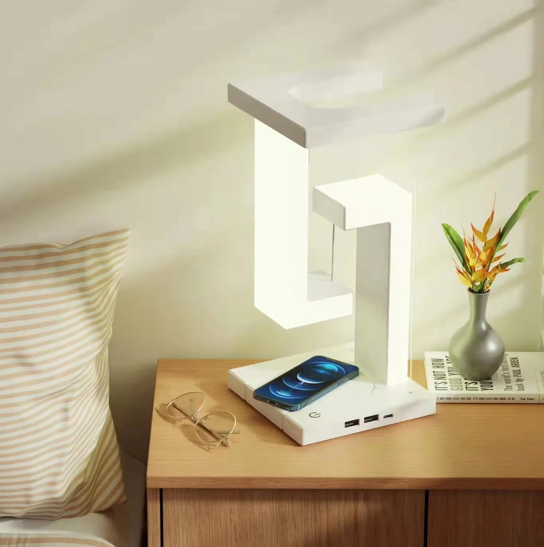 Lisslune | Anti Gravity Orbit Wireless Charging Night Lamp