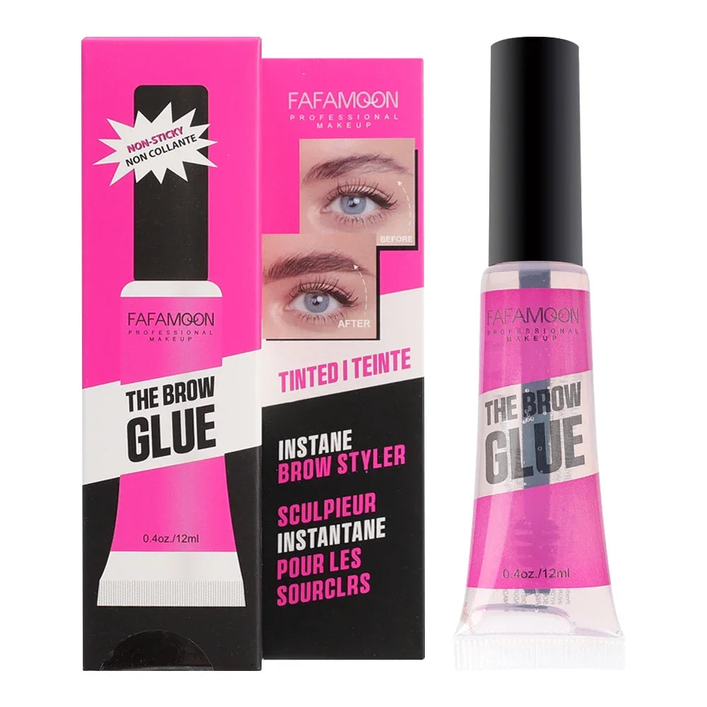 Rynx | Transparent Eyebrow Styling Gel fast-drying 12ml natural 3D wild eyebrows adhesive long-lasting waterproof Brow Enhancer Lifting Makeup