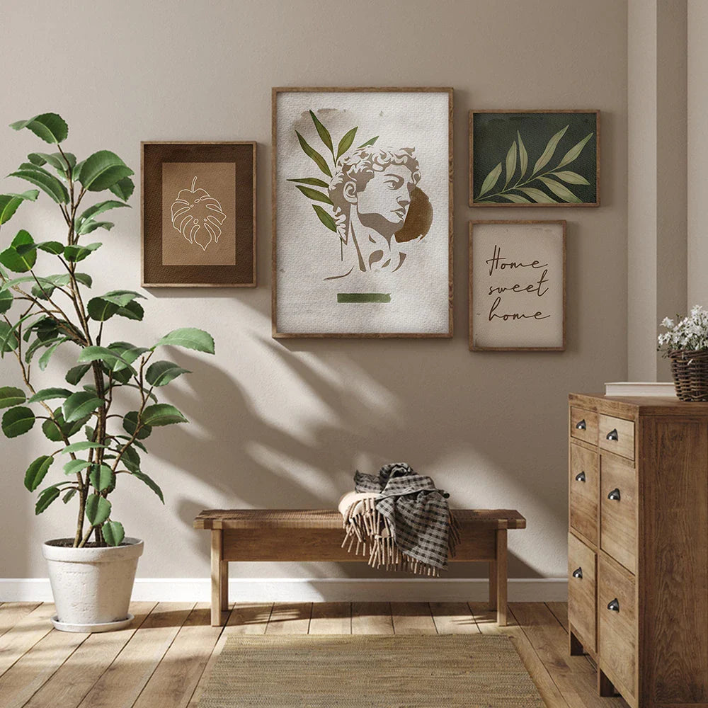 Lisslune | Line Canvas Poster