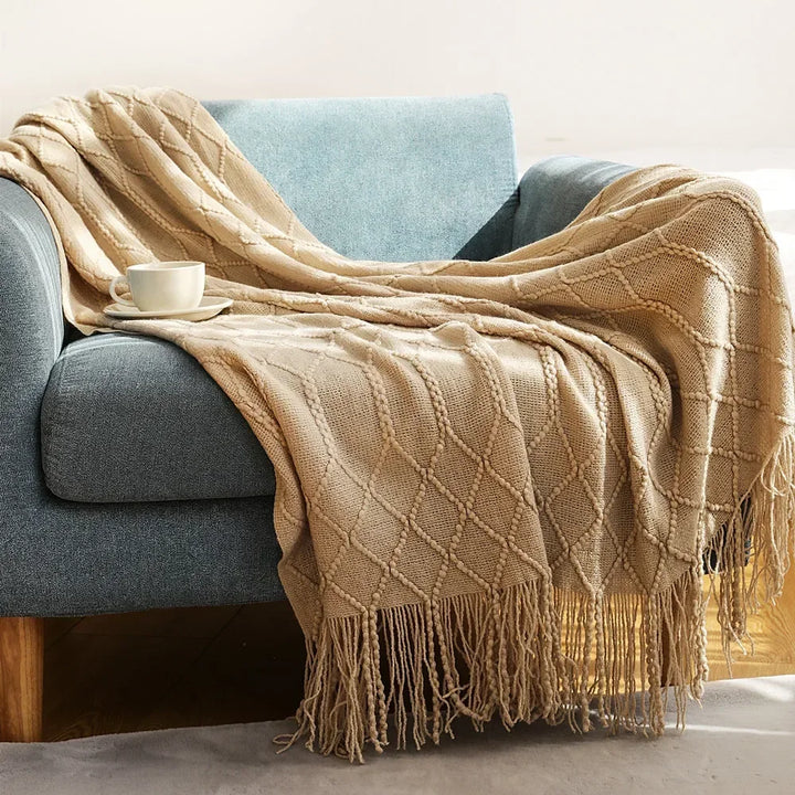 Lisslune | Nordic Style Dick Knitted Blanket