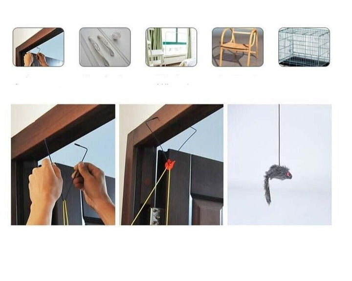 Lisslune | Hanging Cat Toy for Door Frame
