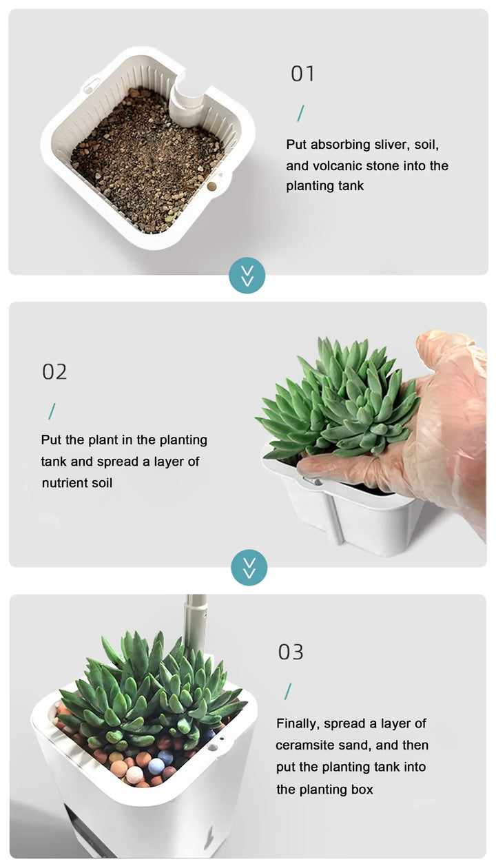 Lisslune | Multifunctional smart hydroponic plant pot with calendar, diffuser and desk lamp