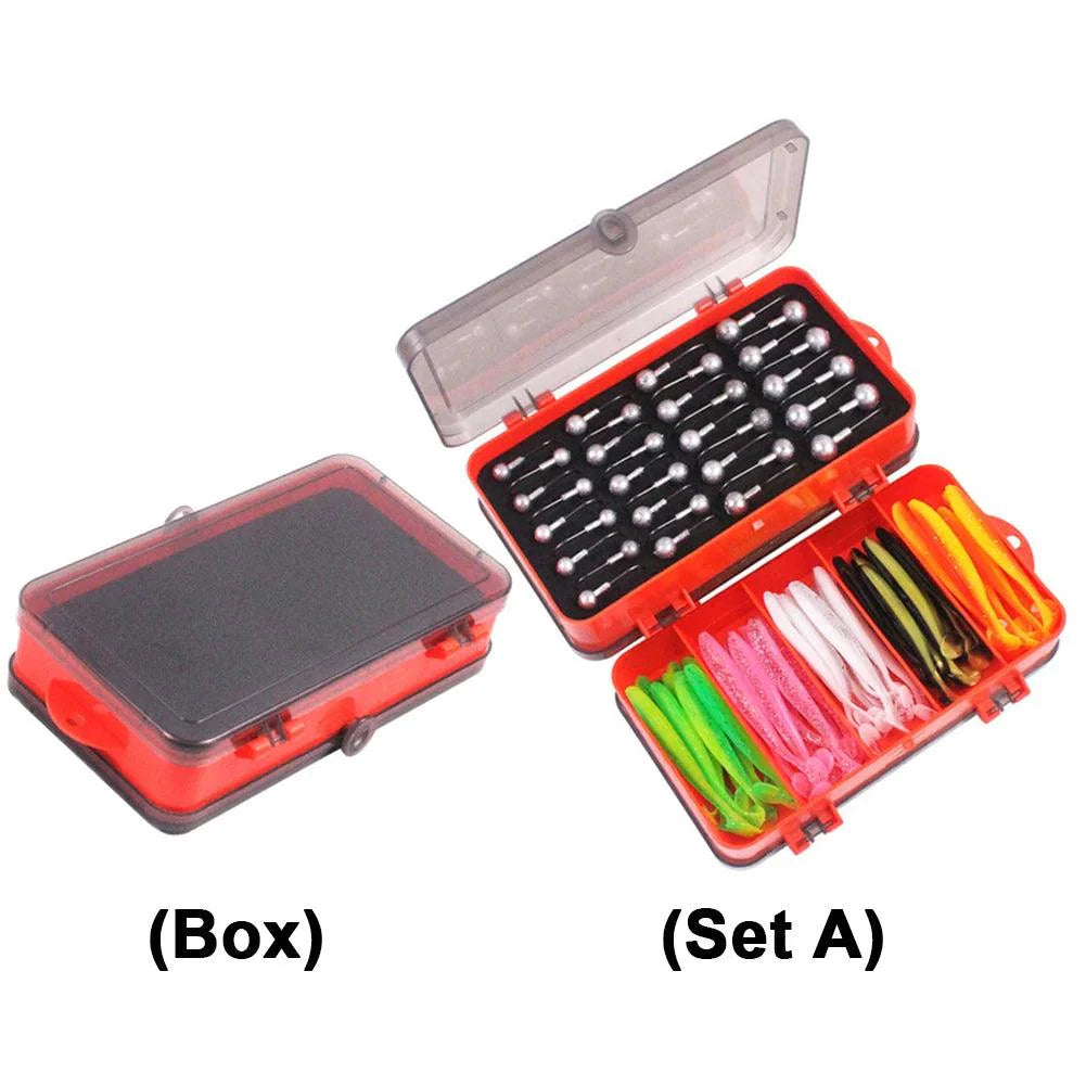 Lisslune | Premium Bass and Trout Angler Tackle Box - High Quality Hooks, Softbaits and Accessories for Anglers