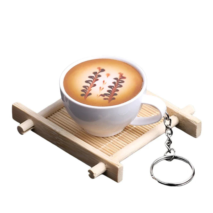 Lisslune | Charming miniature resin coffee and tea cup display model for playful decoration