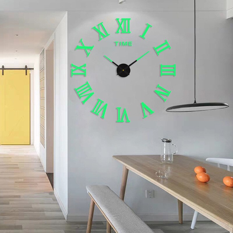 Lisslune | 3D Luminous Silent Wall Clock