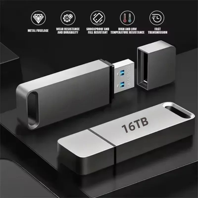 Lisslune | USB 3.2 Flash Drive | High-Speed, Waterproof & Shockproof for Windows and Mac OS