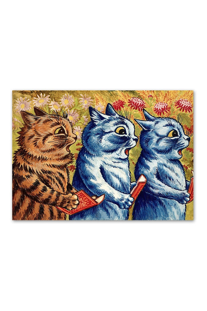 Lisslune | Wain Cats Psychedelic Poster