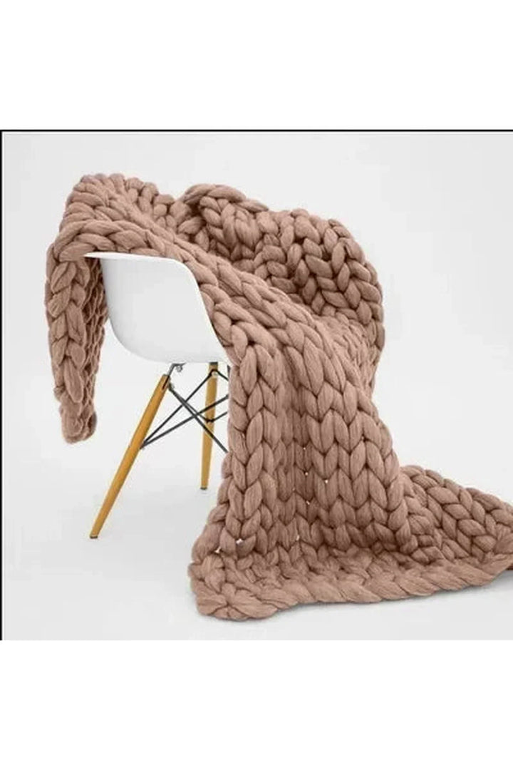 Lisslune | Chunky Knit Blanket
