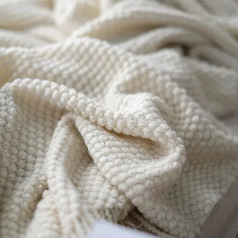 Lisslune | CREAM WHITE BLANKET