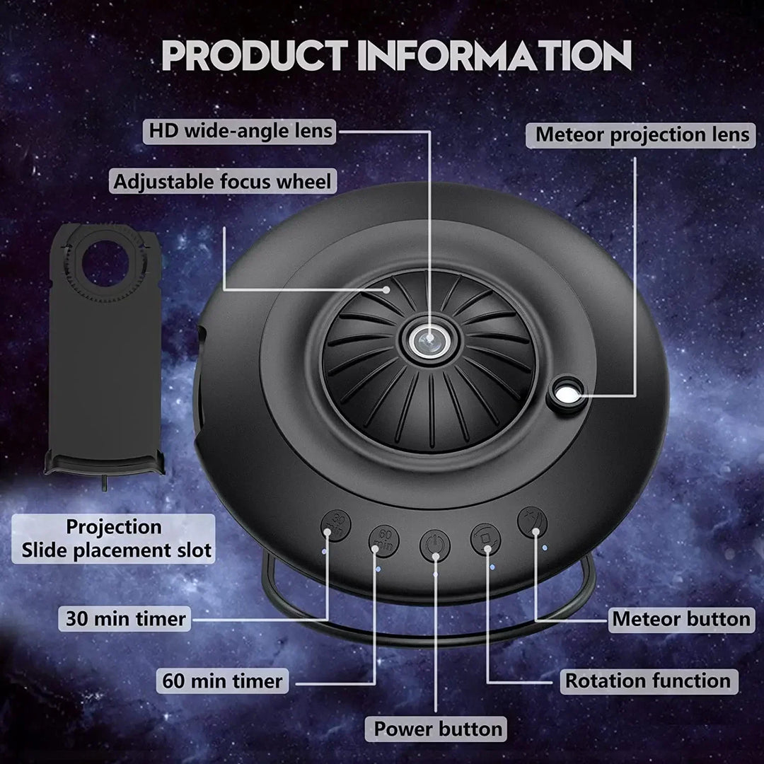 Lisslune | Star Explorer UFO LED Galaxy Projector